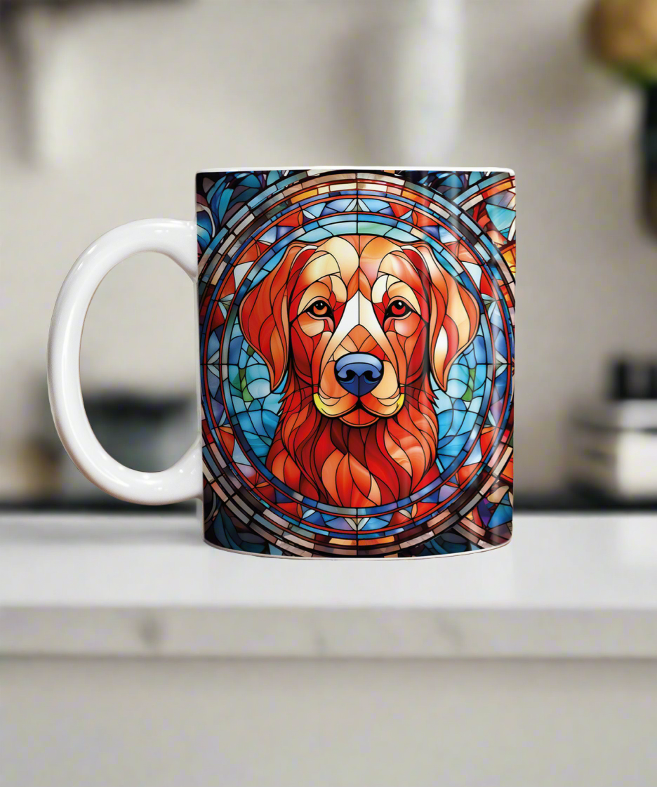 Labrador Fox Red Suncatcher Artwork Ceramic Mug