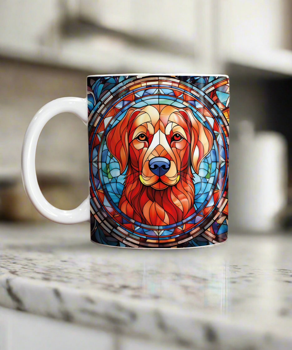 Labrador Fox Red Suncatcher Artwork Ceramic Mug