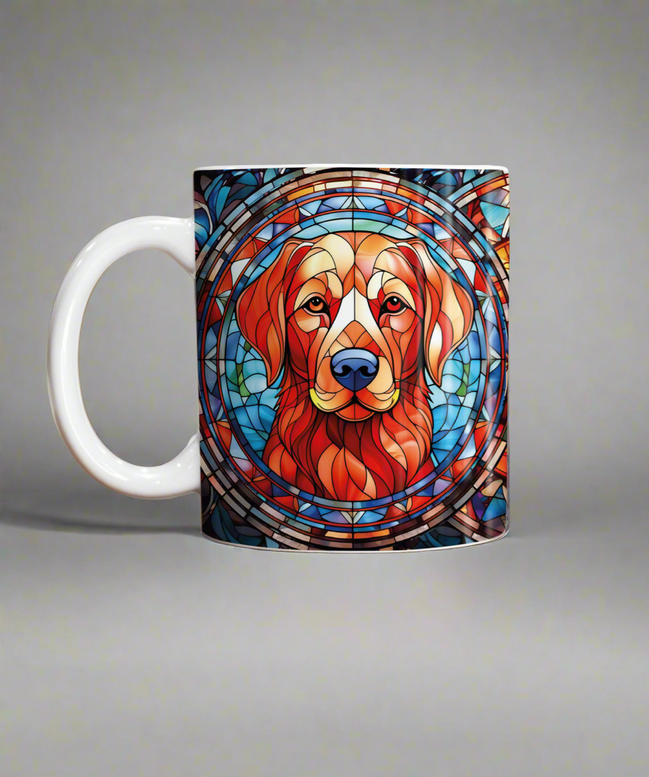 Labrador Fox Red Suncatcher Artwork Ceramic Mug