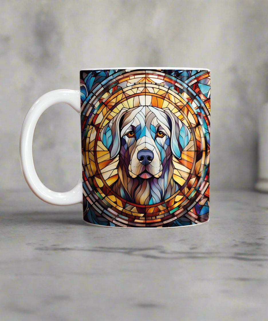 Labrador Silver Suncatcher Artwork Ceramic Mug