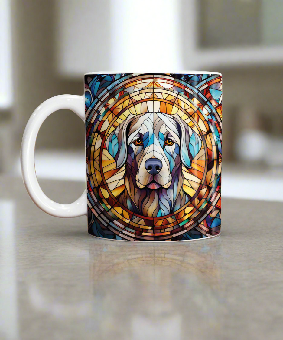 Labrador Silver Suncatcher Artwork Ceramic Mug