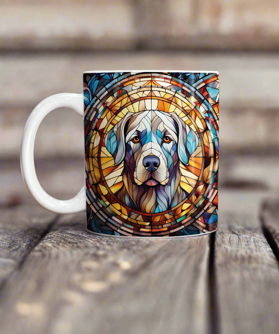 Labrador Silver Suncatcher Artwork Ceramic Mug