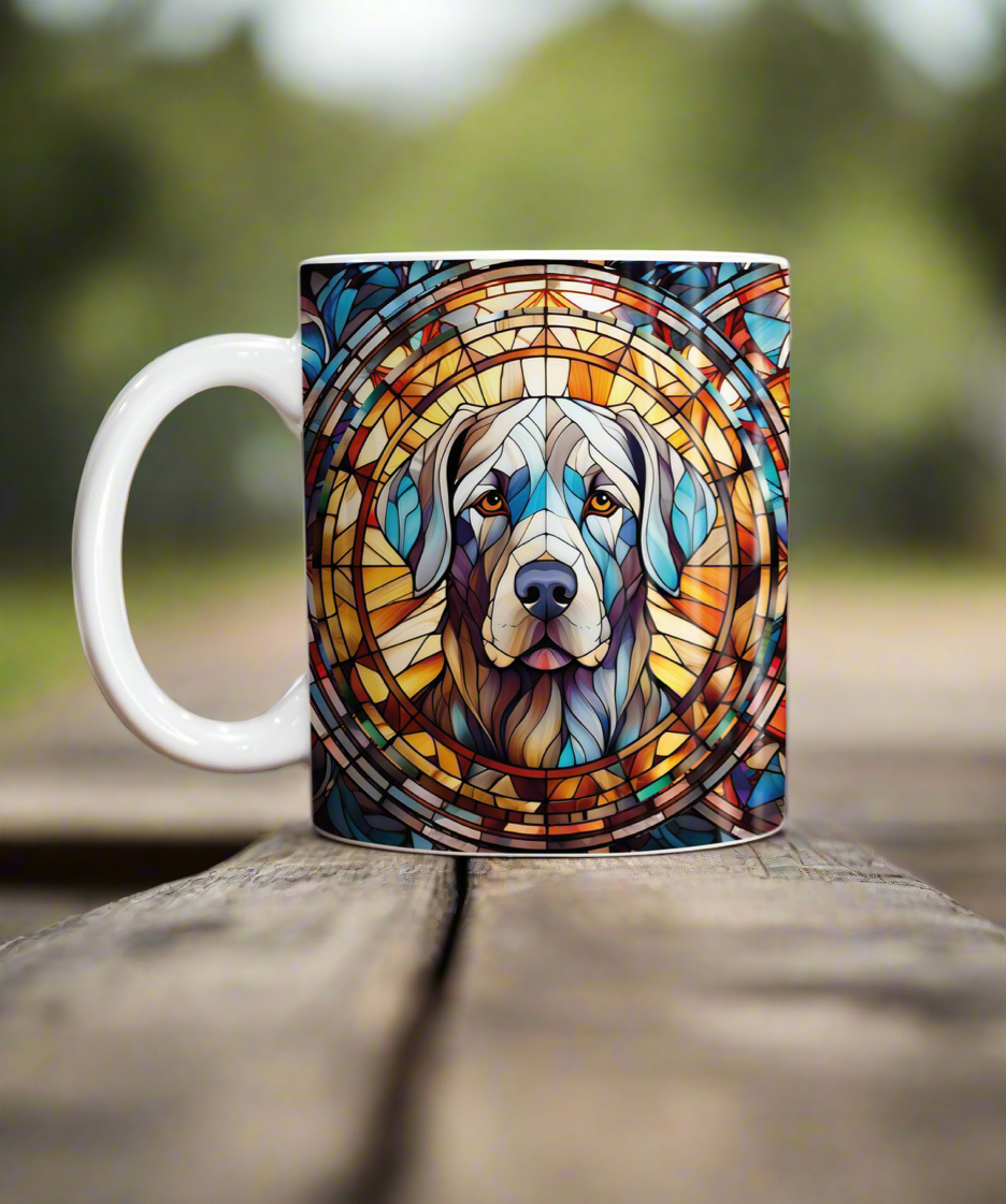 Labrador Silver Suncatcher Artwork Ceramic Mug