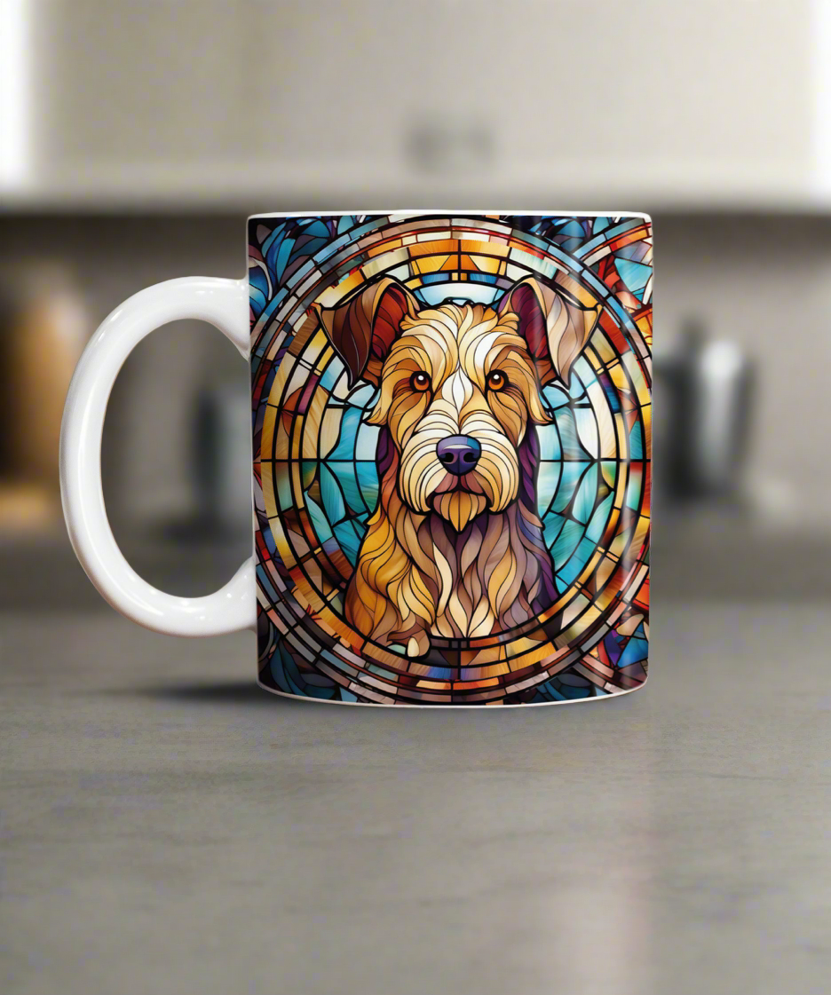 Lakeland Terrier Suncatcher Artwork Ceramic Mug