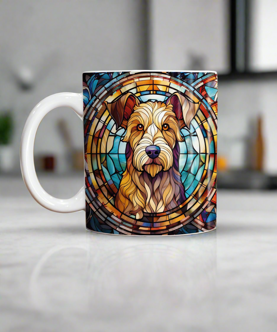 Lakeland Terrier Suncatcher Artwork Ceramic Mug