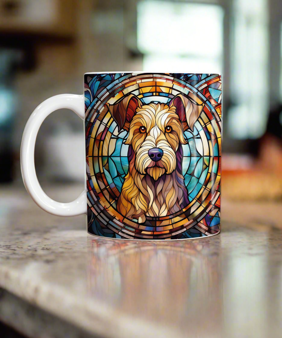 Lakeland Terrier Suncatcher Artwork Ceramic Mug