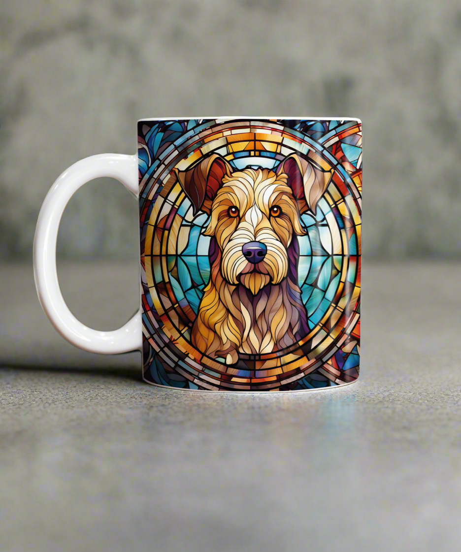 Lakeland Terrier Suncatcher Artwork Ceramic Mug