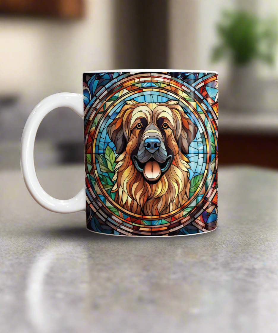 Leonberger Suncatcher Artwork Ceramic Mug