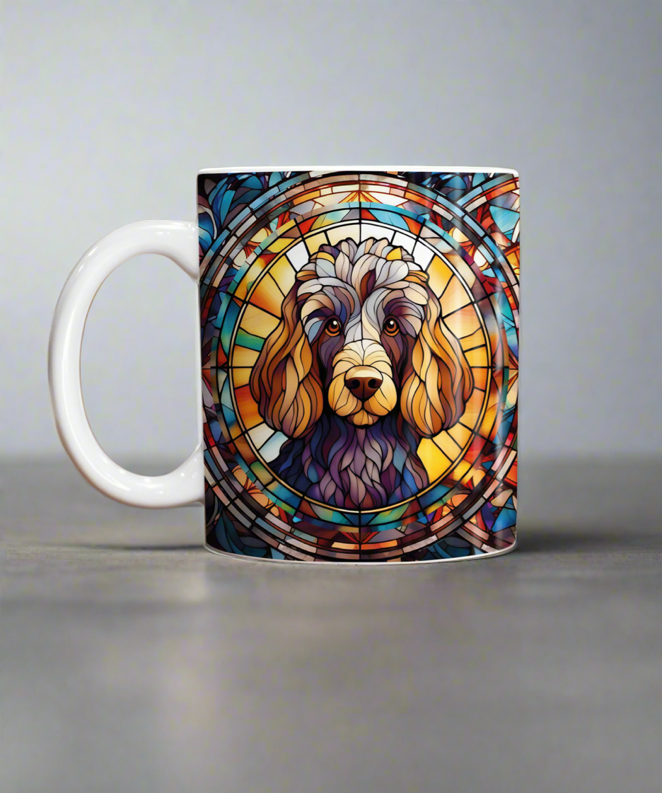 Poodle Suncatcher Artwork Ceramic Mug