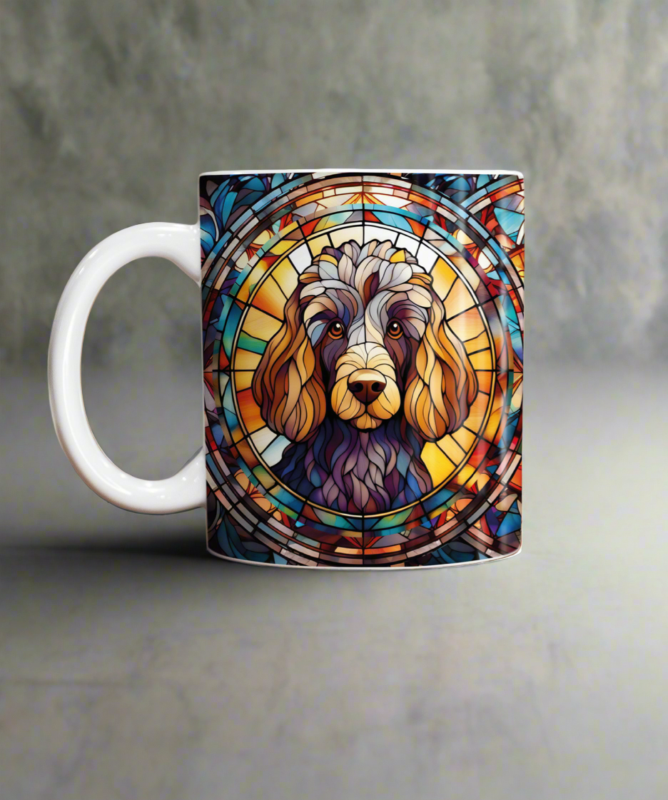 Poodle Suncatcher Artwork Ceramic Mug