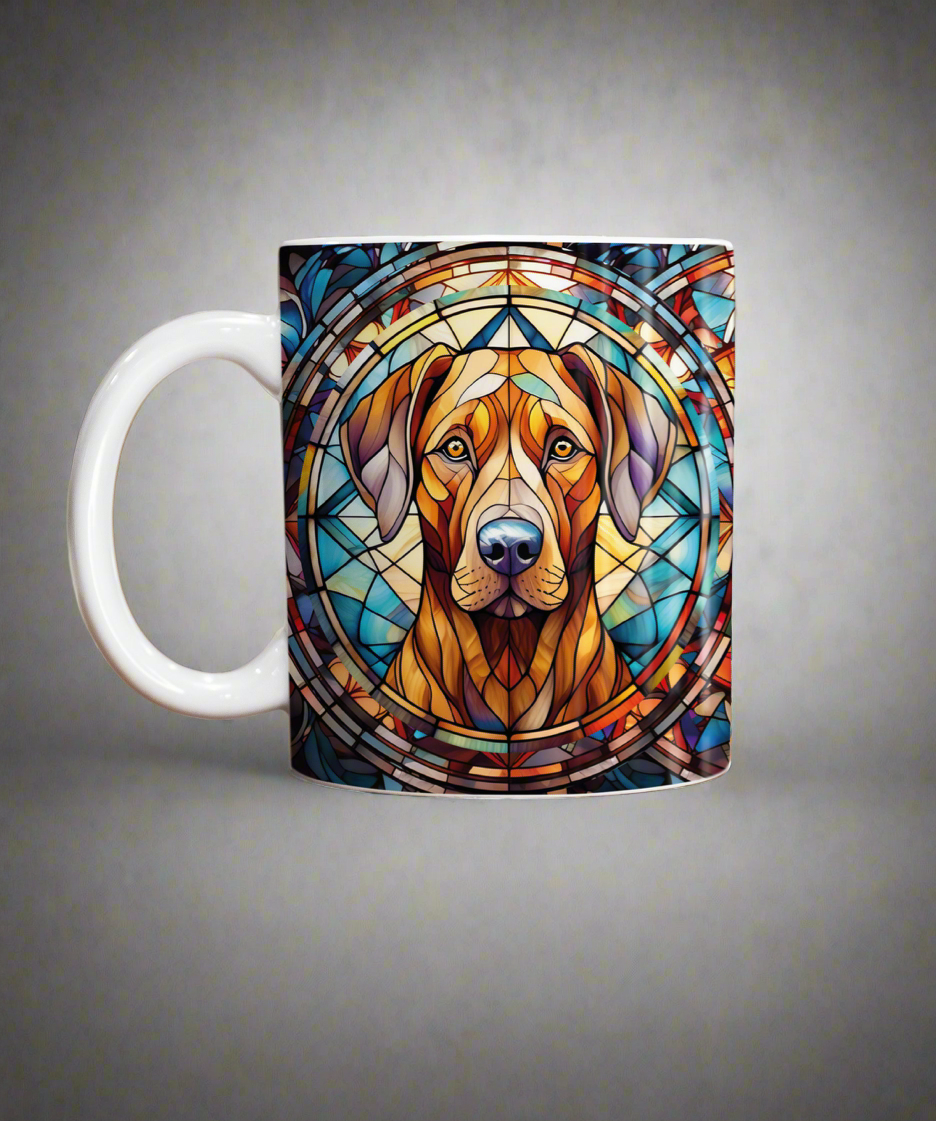 Rhodesian Ridgeback Suncatcher Artwork Ceramic Mug