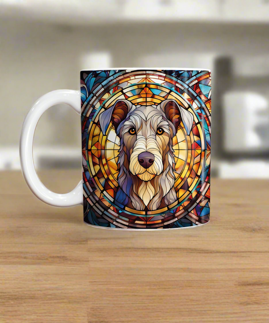 Scottish Deerhound Suncatcher Artwork Ceramic Mug