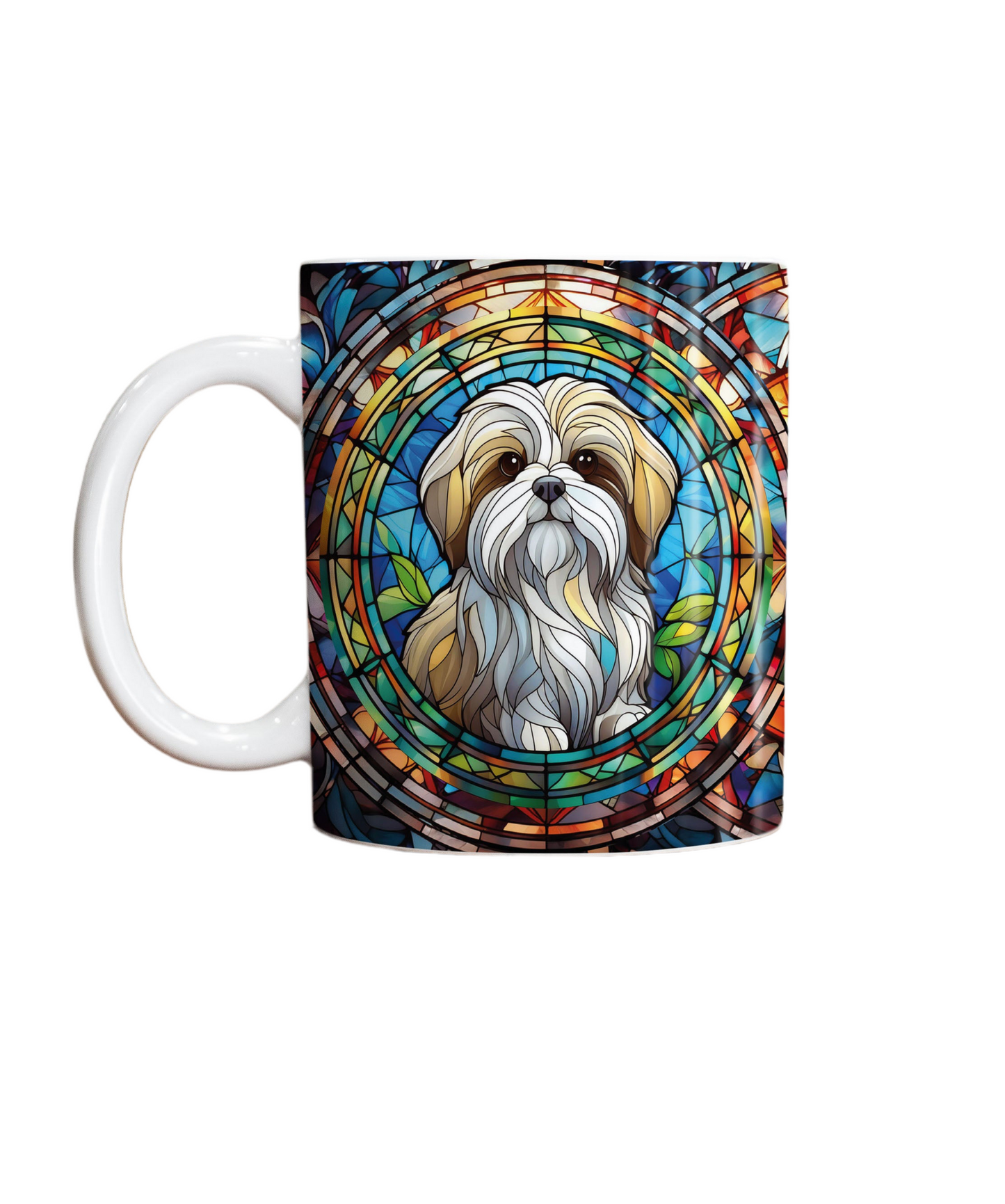 Shih Tzu Suncatcher Artwork Ceramic Mug