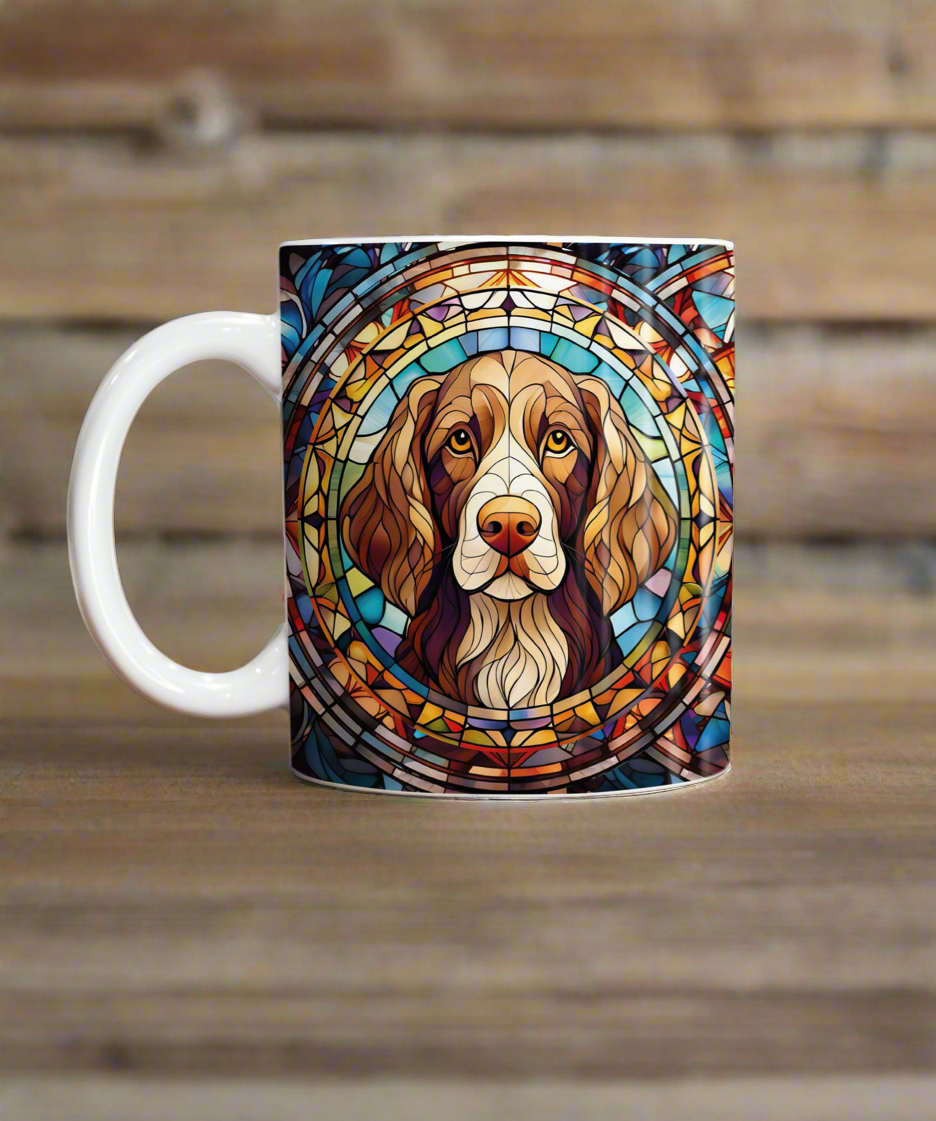 Springer Spaniel Suncatcher Artwork Ceramic Mug