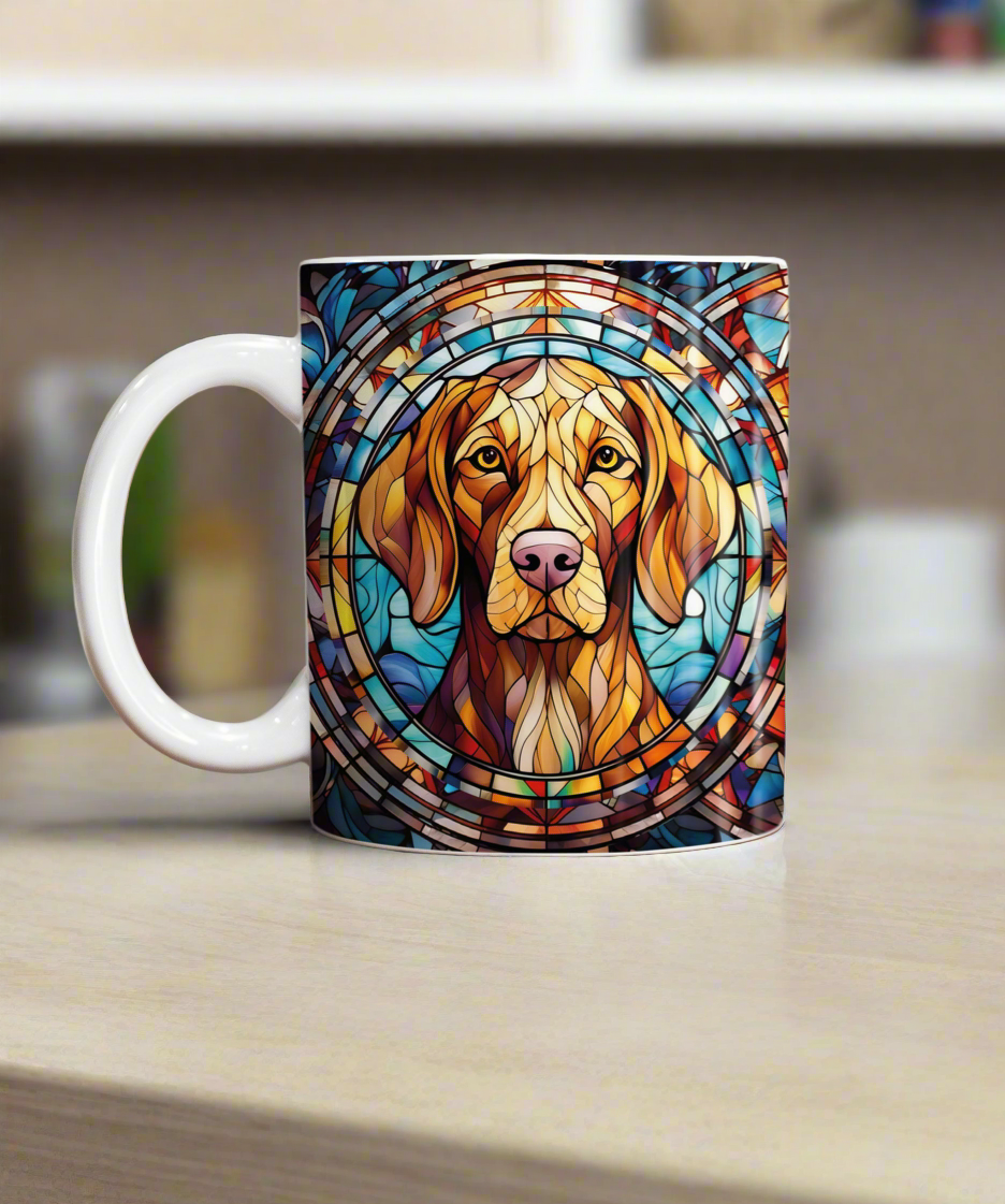 Vizsla Suncatcher Artwork Ceramic Mug