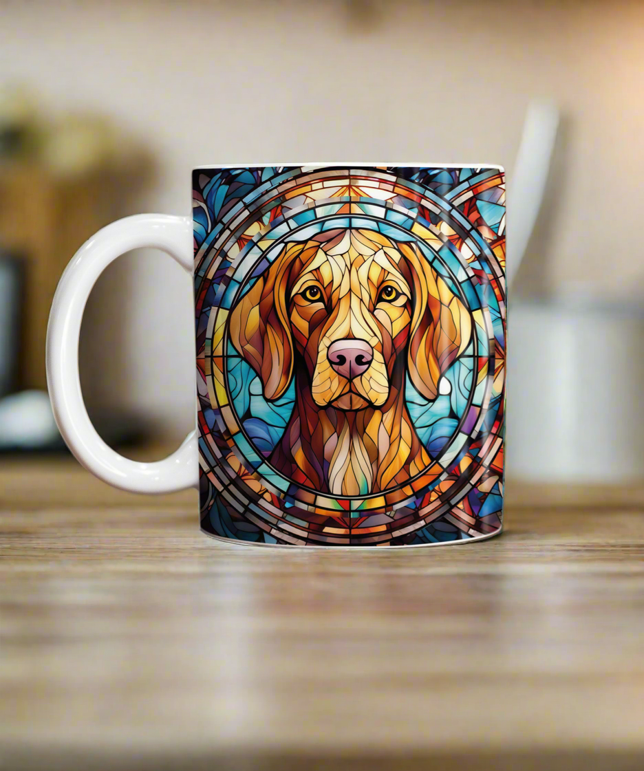 Vizsla Suncatcher Artwork Ceramic Mug