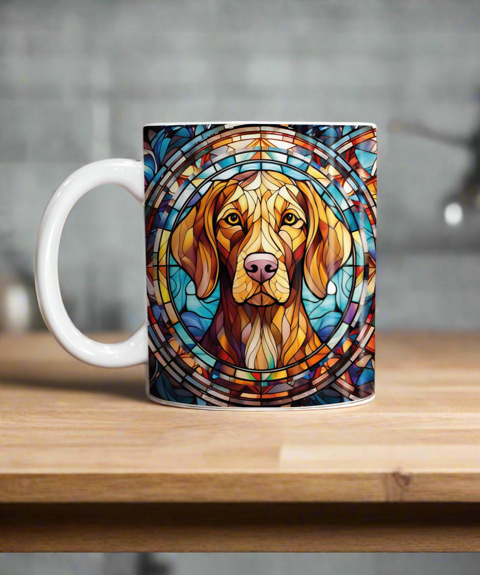 Vizsla Suncatcher Artwork Ceramic Mug