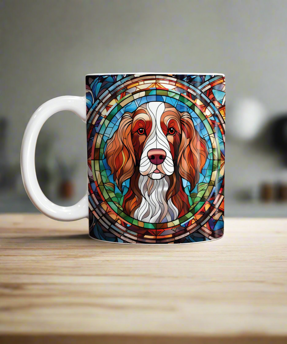 Welsh Springer Suncatcher Artwork Ceramic Mug