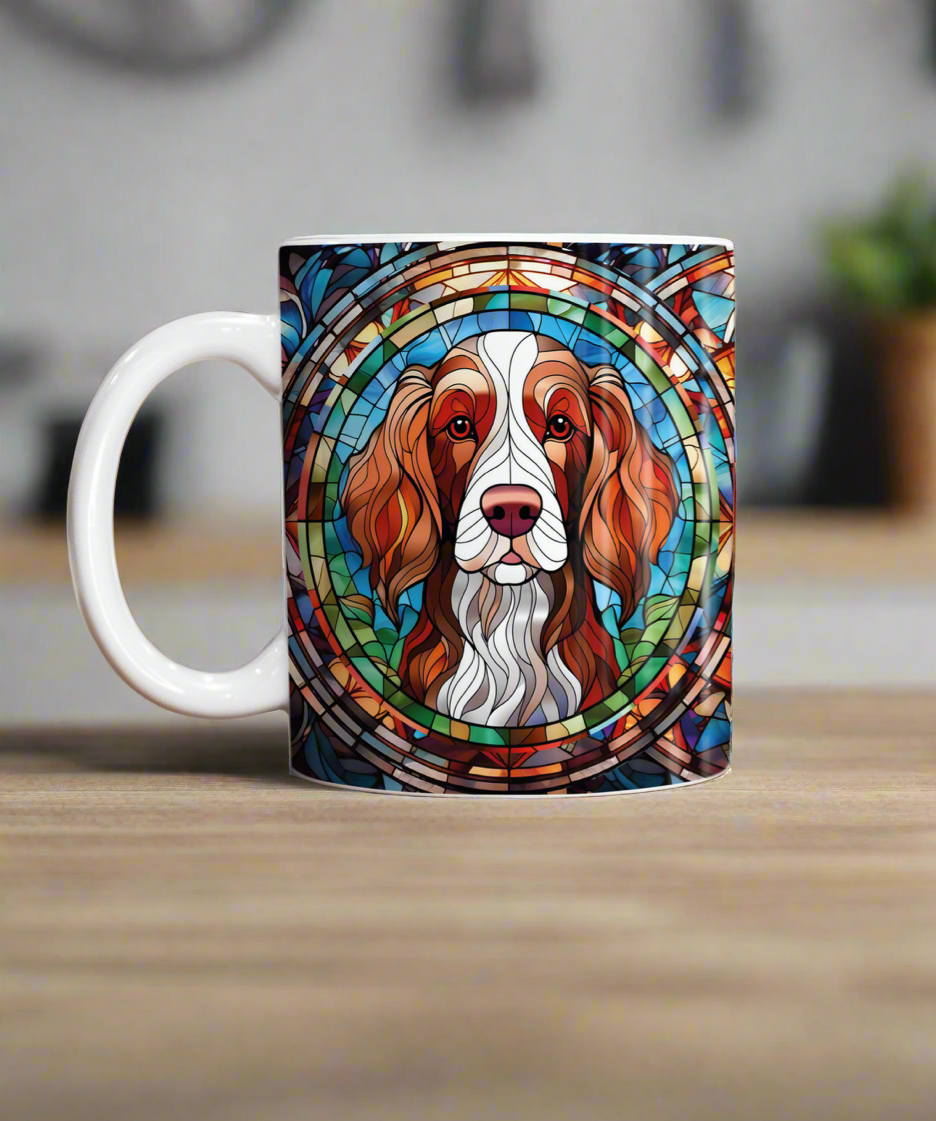 Welsh Springer Suncatcher Artwork Ceramic Mug