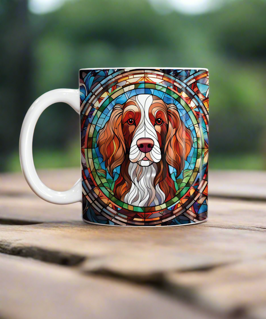 Welsh Springer Suncatcher Artwork Ceramic Mug