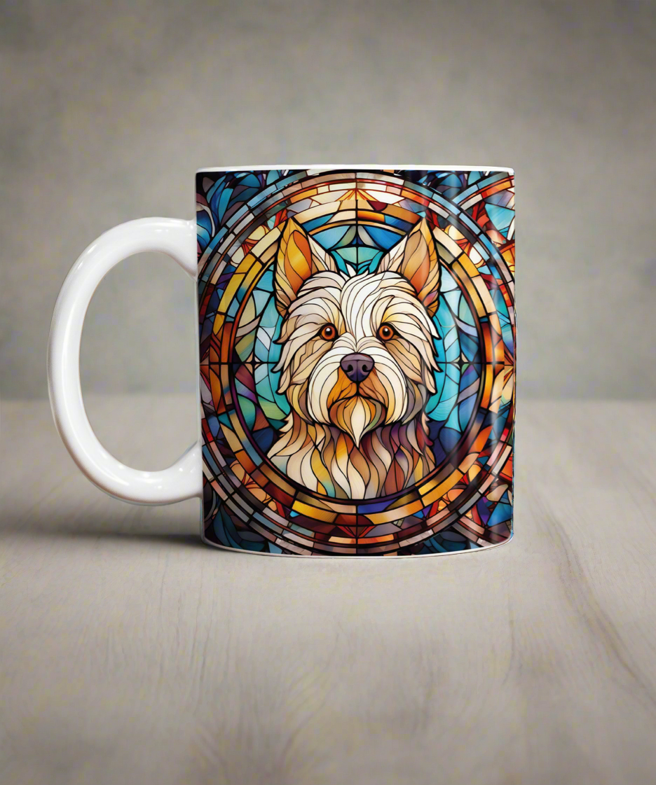 West Highland Terrier Suncatcher Artwork Ceramic Mug