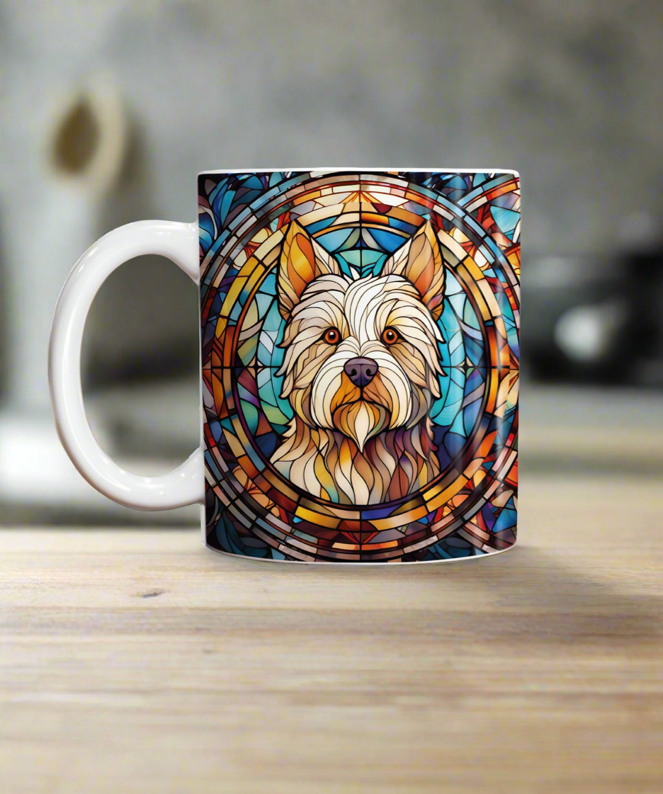 West Highland Terrier Suncatcher Artwork Ceramic Mug