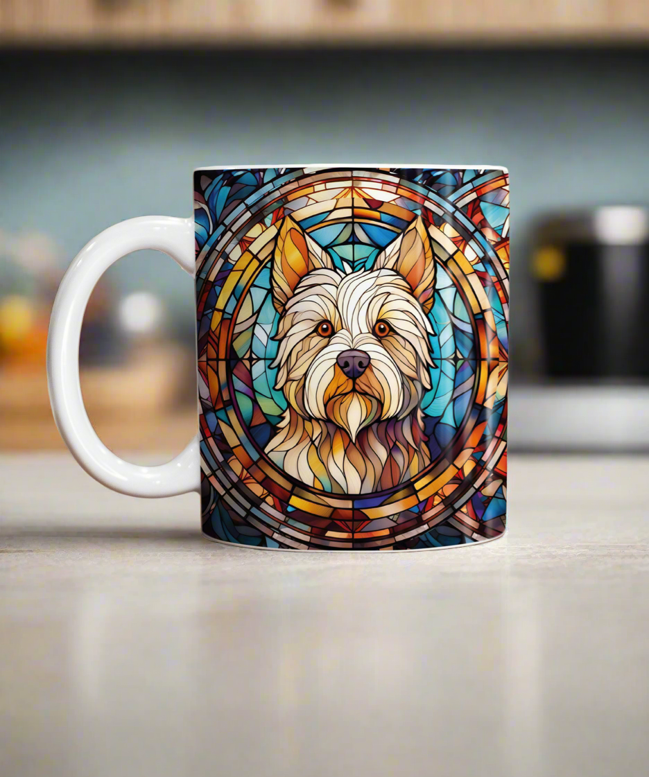 West Highland Terrier Suncatcher Artwork Ceramic Mug