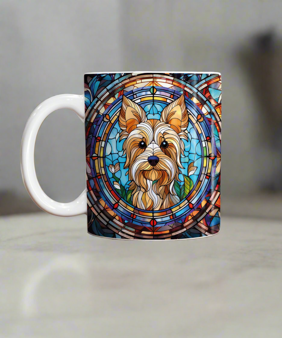 Yorkshire Terrier Suncatcher Artwork Ceramic Mug