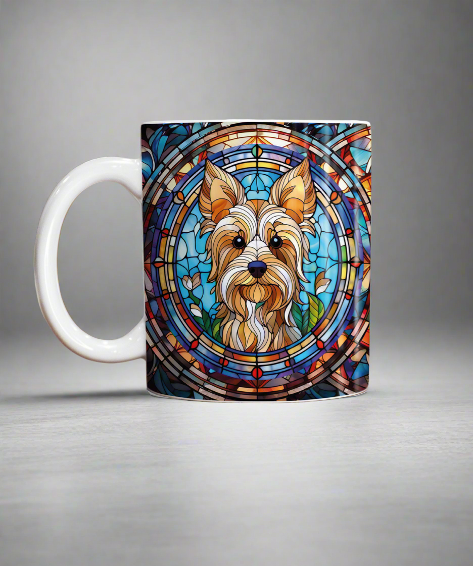 Yorkshire Terrier Suncatcher Artwork Ceramic Mug