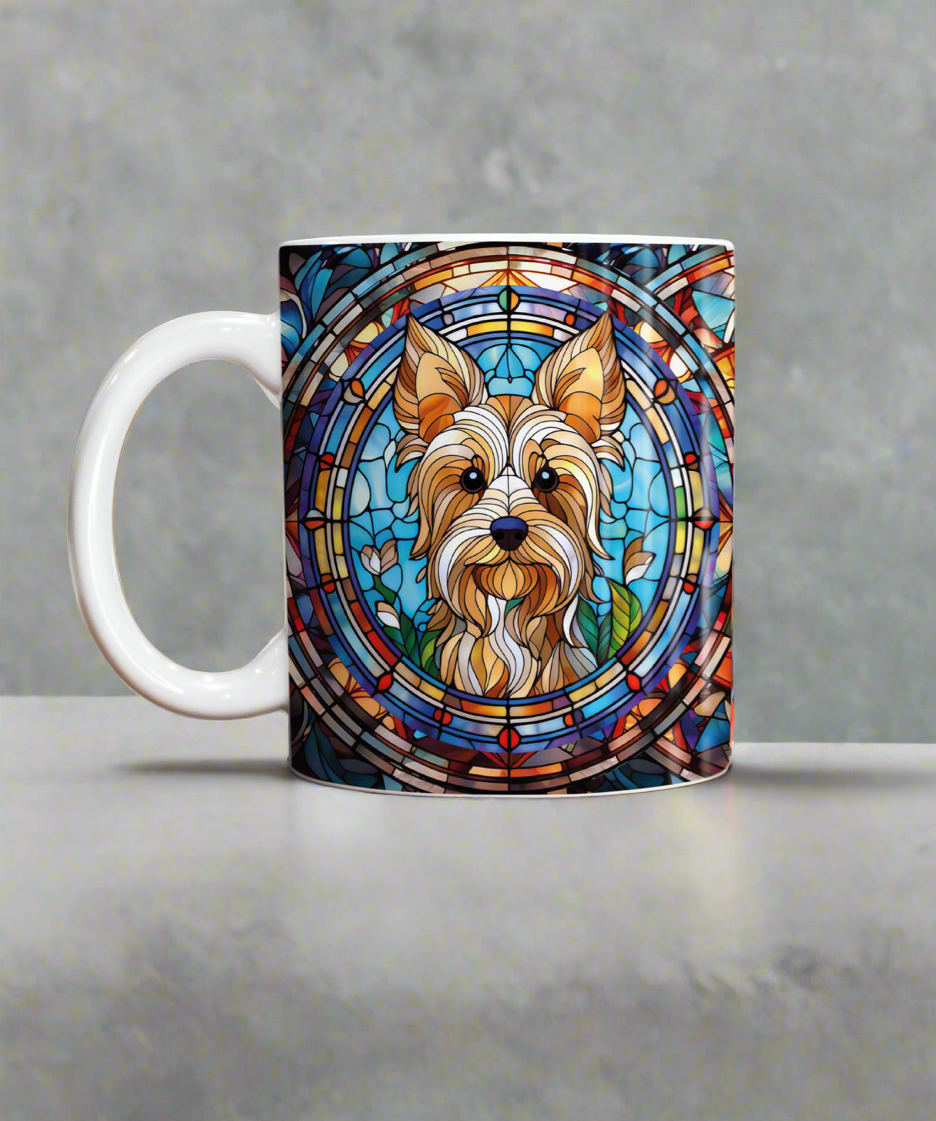 Yorkshire Terrier Suncatcher Artwork Ceramic Mug