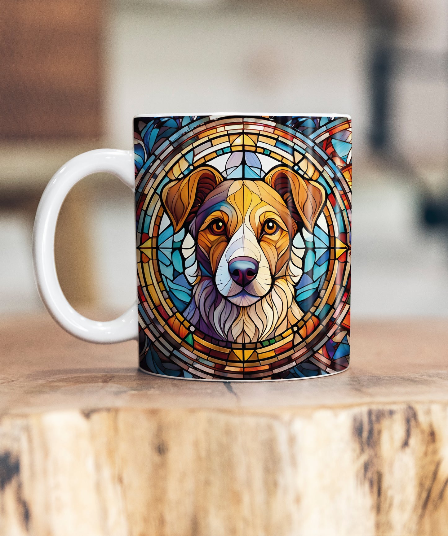 Jack Russell Suncatcher Artwork Ceramic Mug