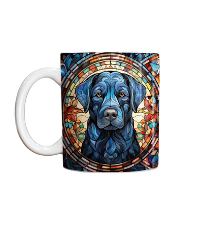 Labrador Black Suncatcher Artwork Ceramic Mug