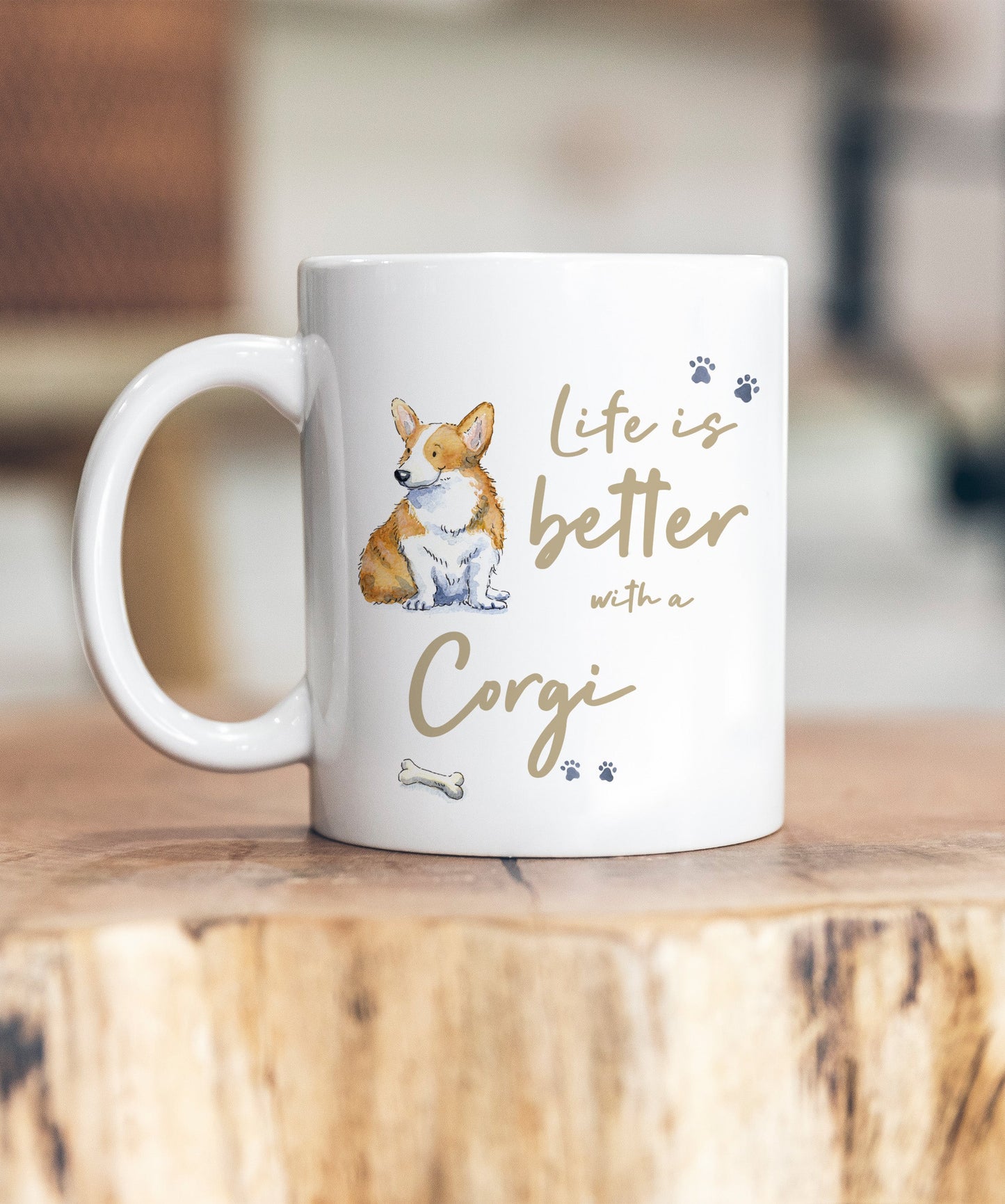 Life is Better Corgi Ceramic Mug