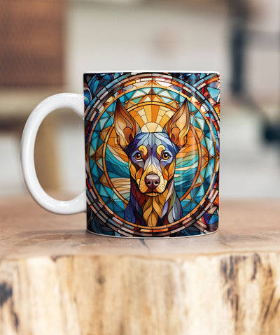 Miniature Pinscher Suncatcher Artwork Ceramic Mug