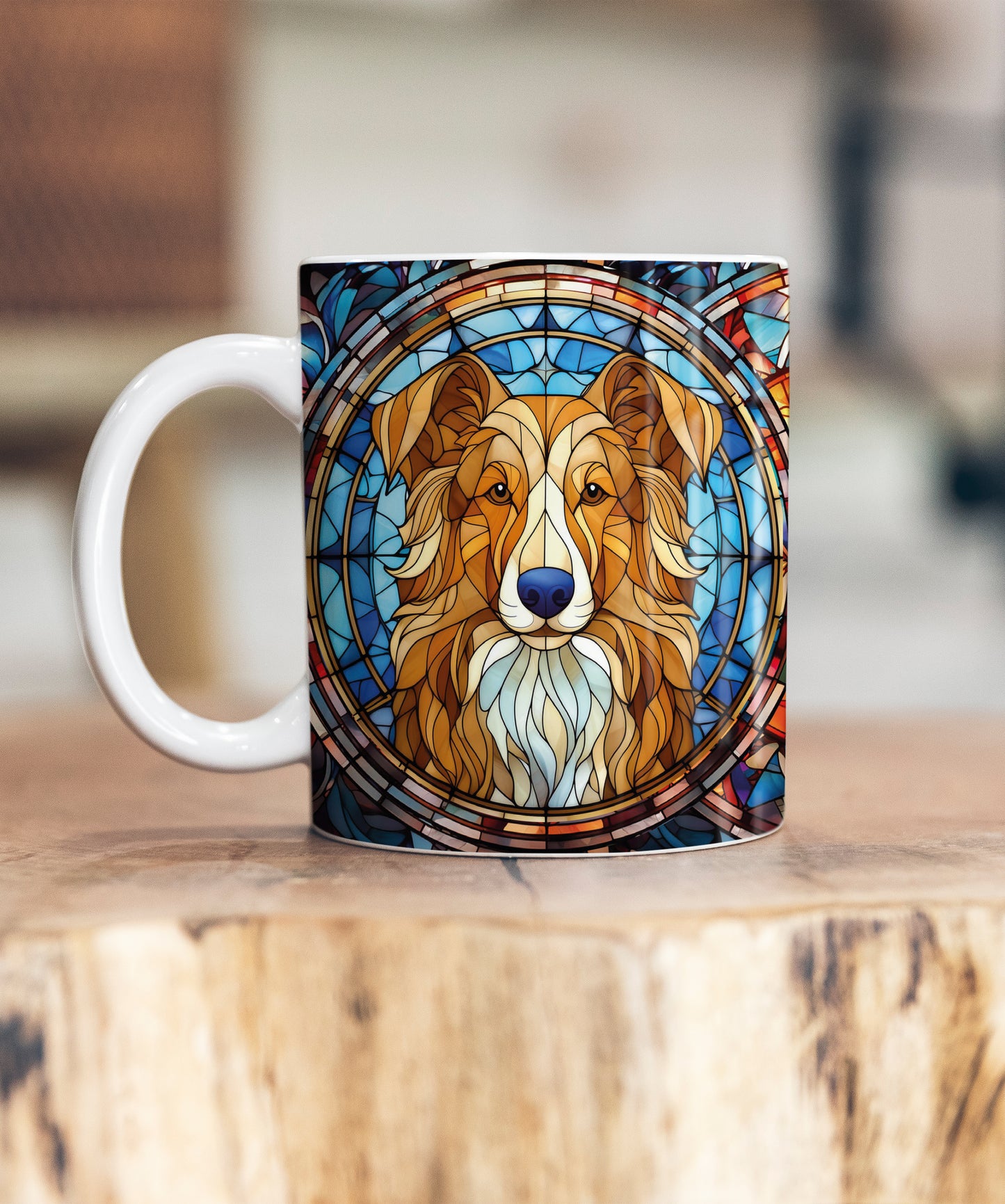 Nova Scotia Duck Tolling Retriever Suncatcher Artwork Ceramic Mug