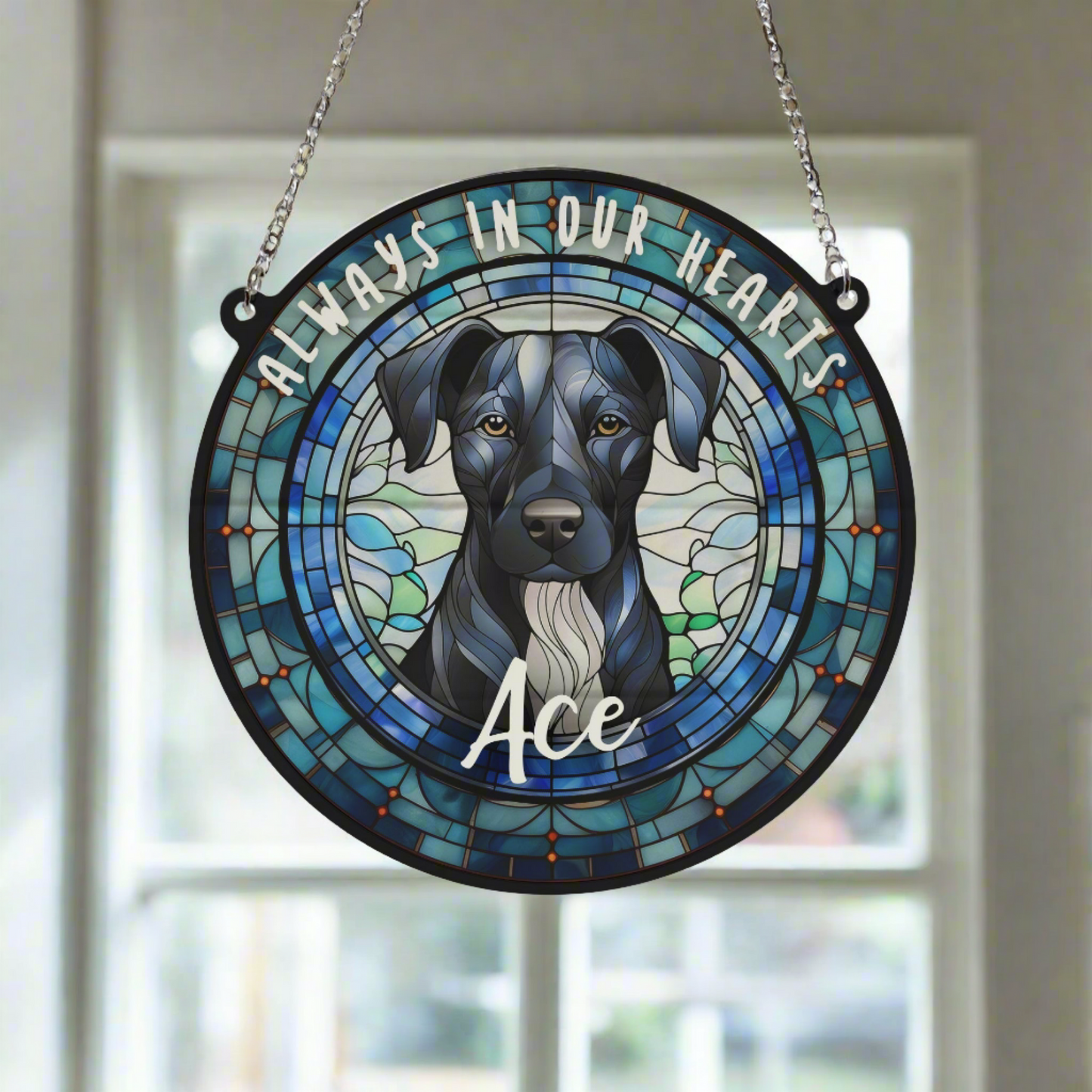 Patterdale Memorial Stained Glass Effect Suncatcher