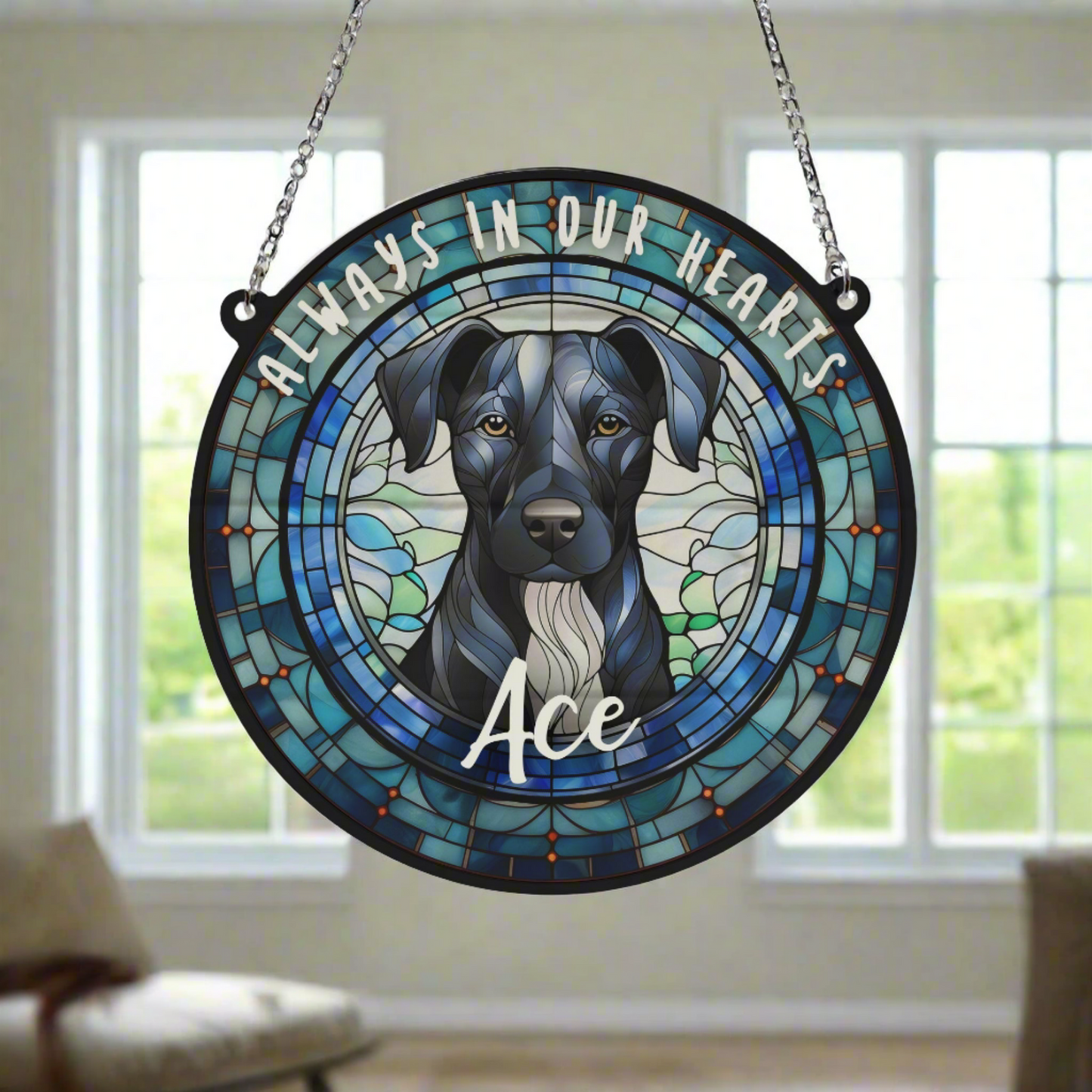 Patterdale Memorial Stained Glass Effect Suncatcher