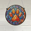 A Paw Print Stained Glass Effect Suncatcher