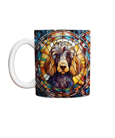 Poodle Suncatcher Artwork Ceramic Mug