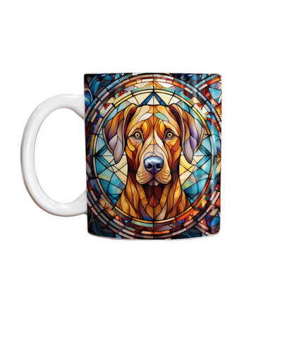 Rhodesian Ridgeback Suncatcher Artwork Ceramic Mug