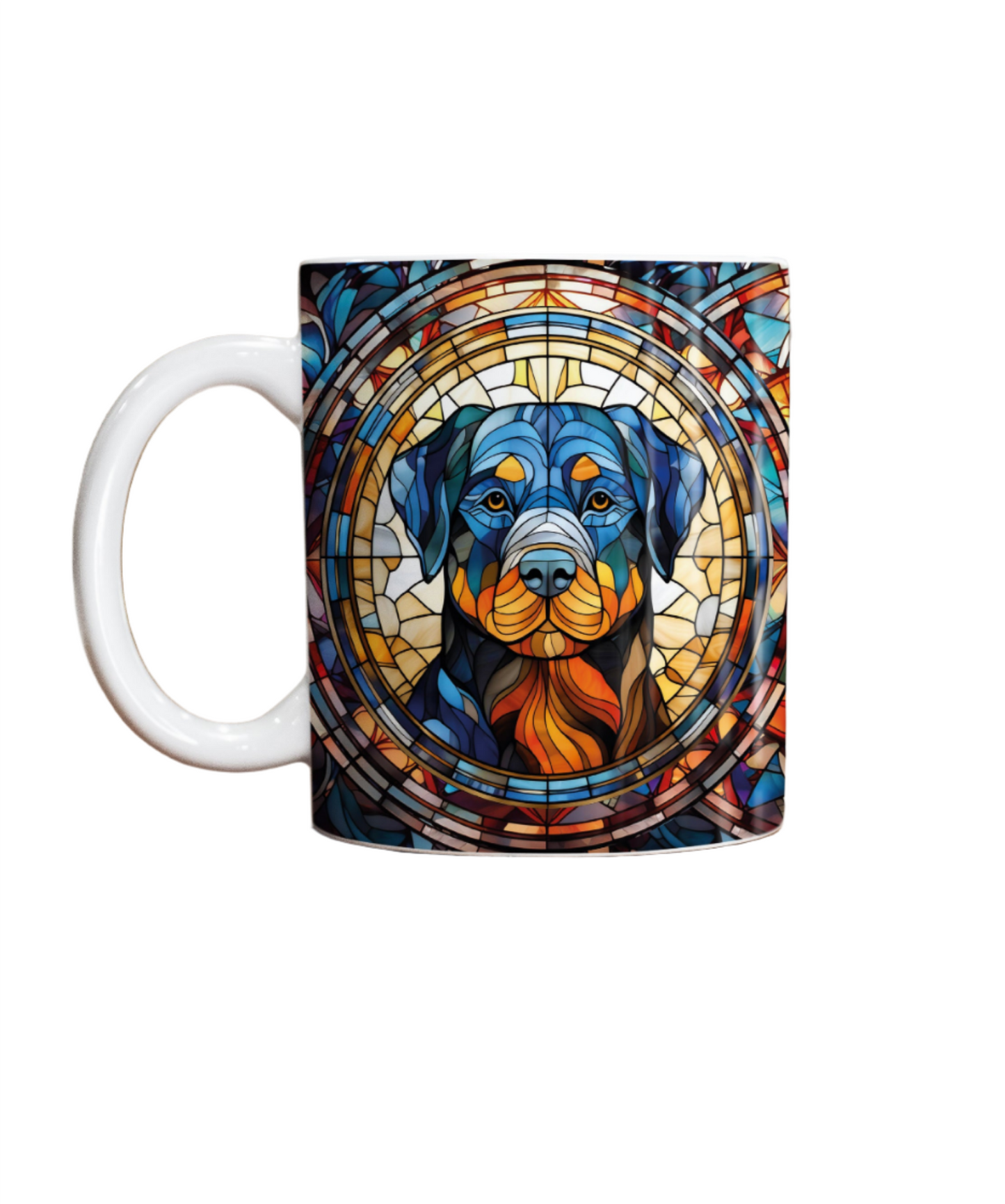 Rottweiler Suncatcher Artwork Ceramic Mug