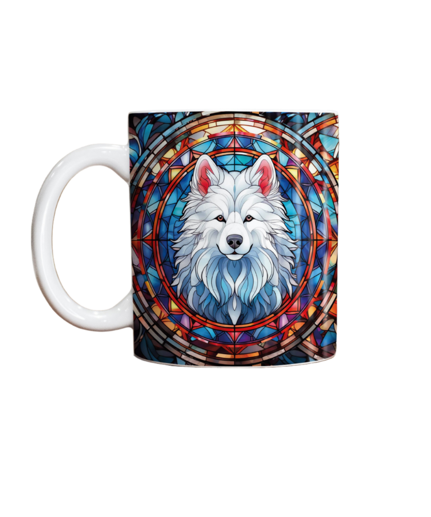 Samoyed Suncatcher Artwork Ceramic Mug