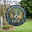 Schnauzer Memorial Stained Glass Effect Suncatcher