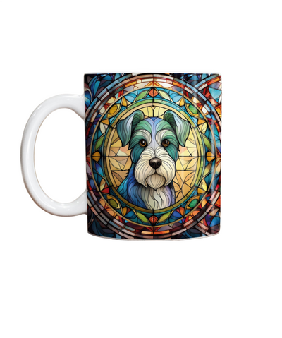 Schnauzer Suncatcher Artwork Ceramic Mug