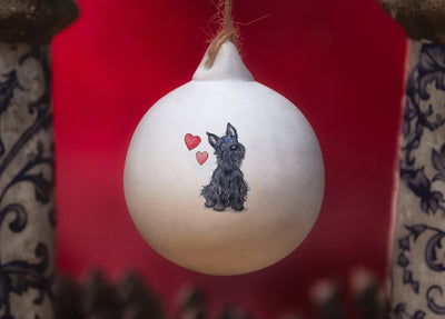 Scottish Terrier Ceramic Round Bauble