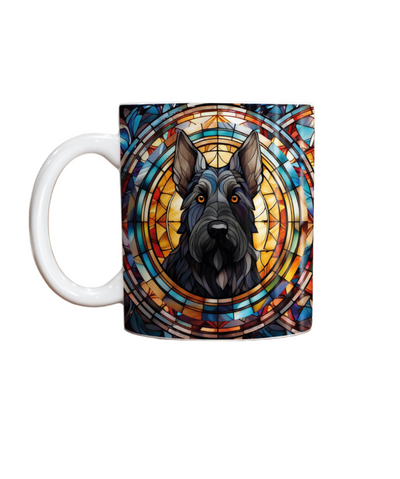 Scottish Terrier Suncatcher Artwork Ceramic Mug