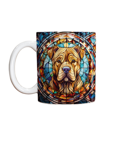 Shar Pei Suncatcher Artwork Ceramic Mug