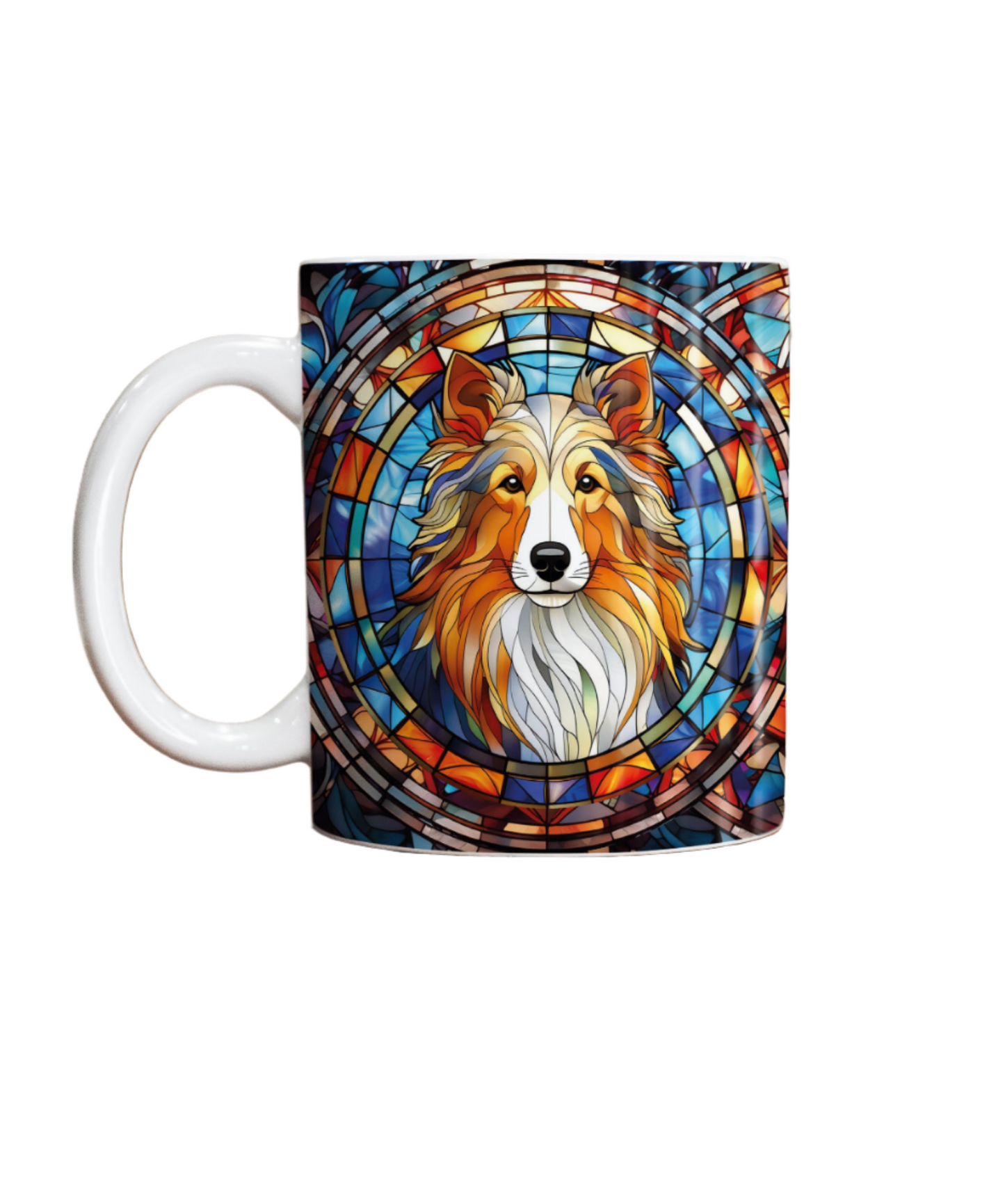 Sheltie Suncatcher Artwork Ceramic Mug