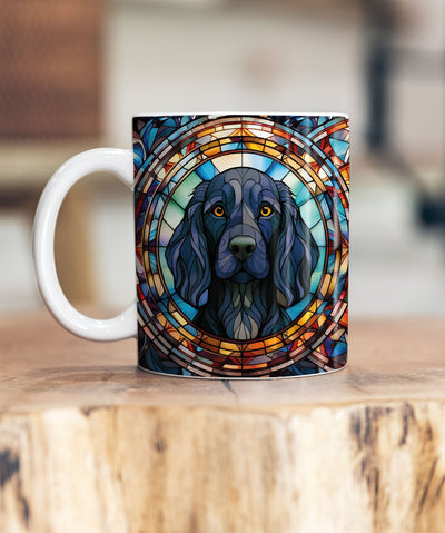 Springer Spaniel Black Suncatcher Artwork Ceramic Mug