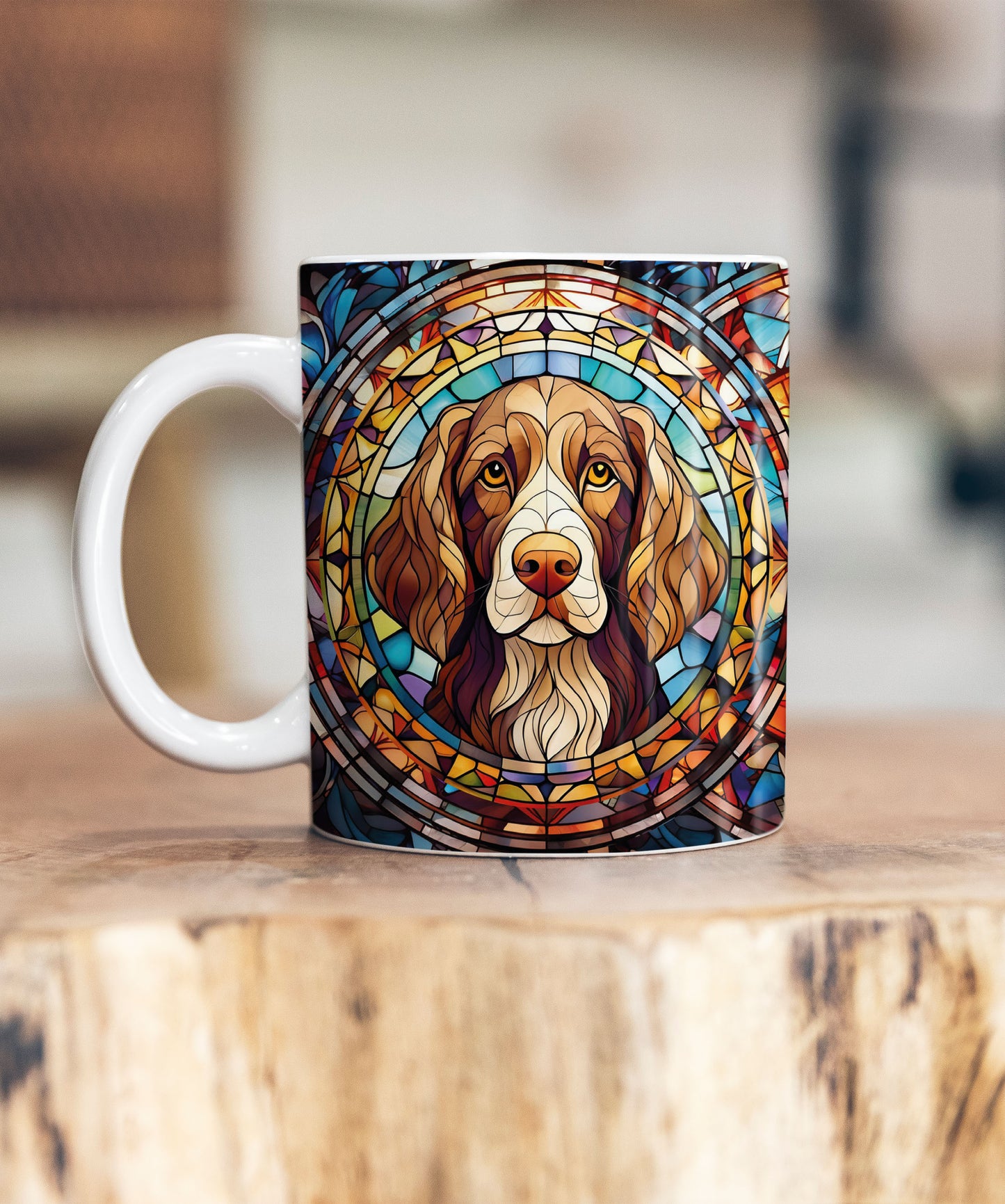 Springer Spaniel Suncatcher Artwork Ceramic Mug